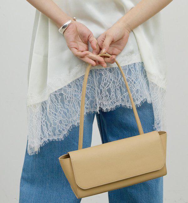  「【2.718】エンボスワンハンドルバッグ」|トートバッグ|ベージュ