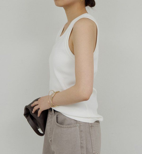  「リブタンクトップ」|Tシャツ・カットソー|