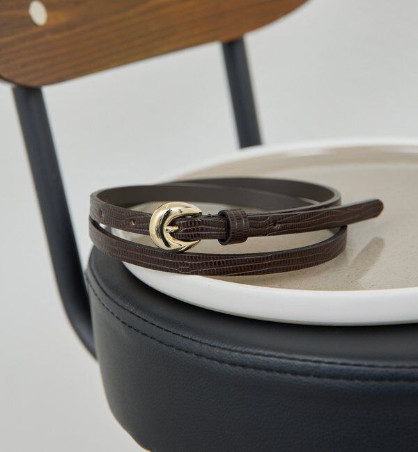  「プランプバックルベルト」|ベルト|