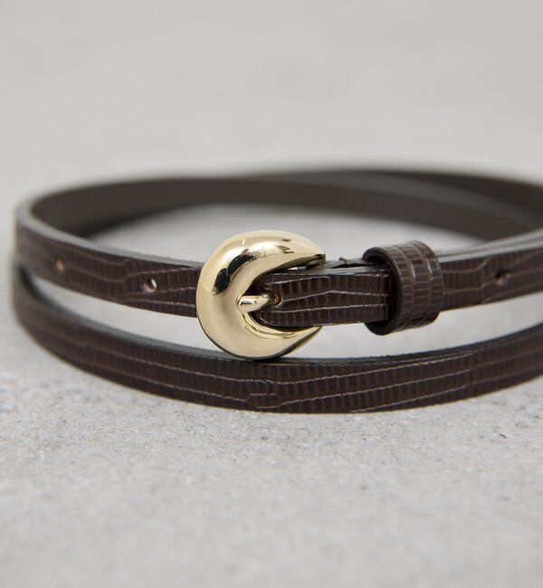  「プランプバックルベルト」|ベルト|