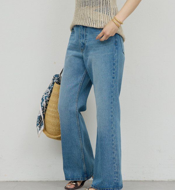  「センタークリースフレアデニム」|デニム|