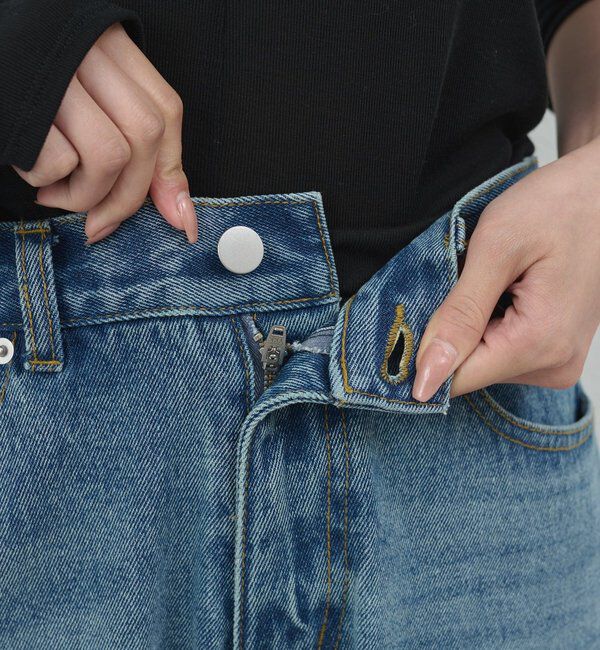  「センタークリースフレアデニム」|デニム|