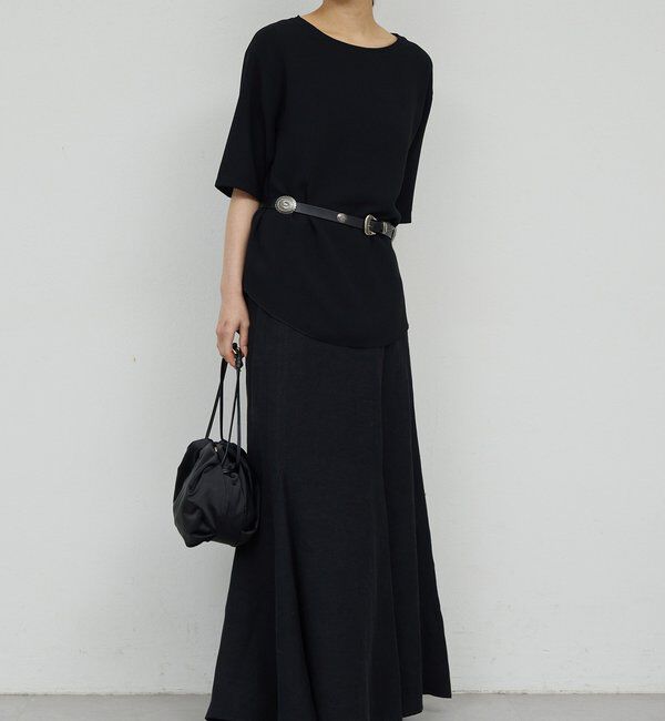  「バックスリットハーフスリーブブラウス」|シャツ・ブラウス|