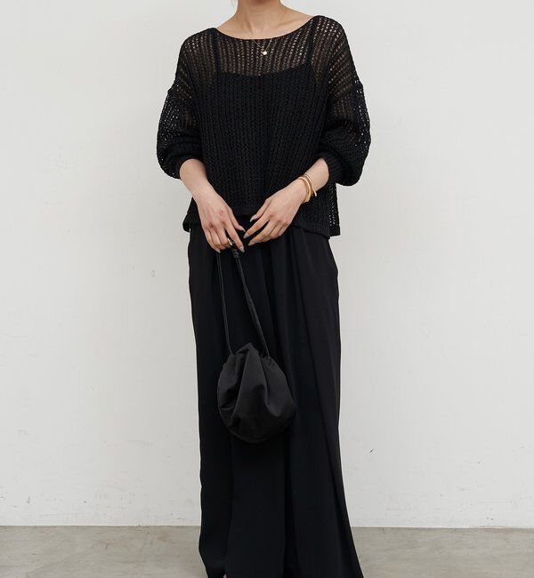  「レーシーメッシュニット」|ニット・セーター|