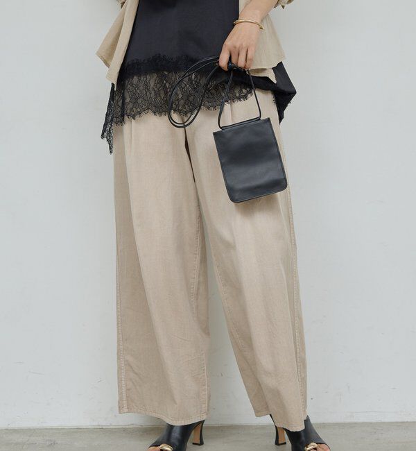  「【夏でも快適】シアーデニムパンツ」|デニム|