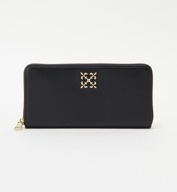  「モノグラムプレートラウンドジップウォレット」|財布|