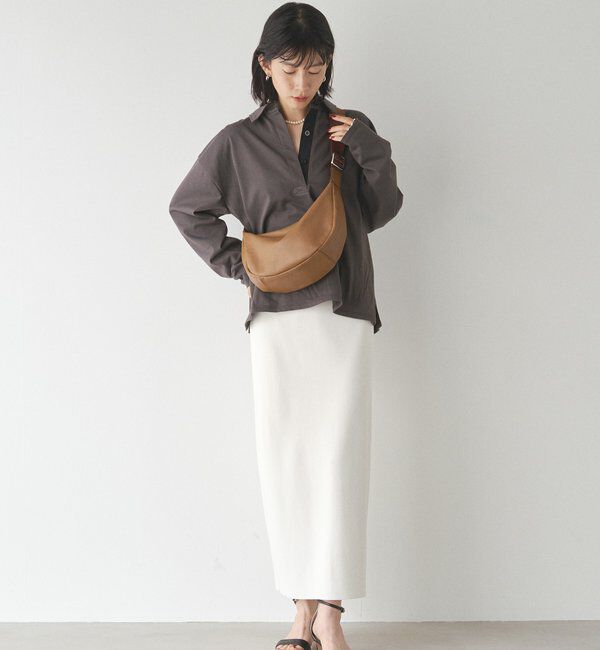  「ソフトレザーラウンドショルダーバッグ」|ショルダー・メッセンジャー|