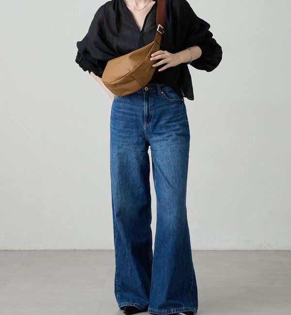  「ソフトレザーラウンドショルダーバッグ」|ショルダー・メッセンジャー|