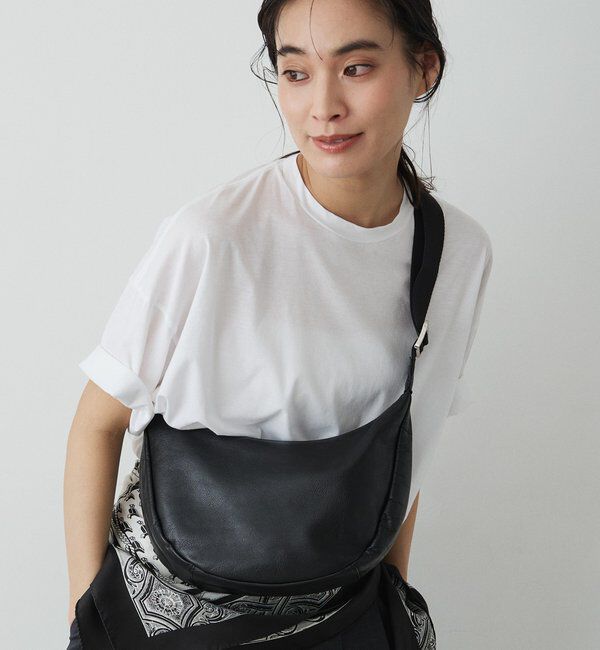  「ソフトレザーラウンドショルダーバッグ」|ショルダー・メッセンジャー|