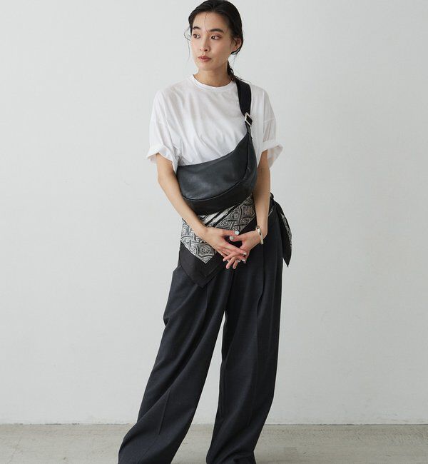  「ソフトレザーラウンドショルダーバッグ」|ショルダー・メッセンジャー|