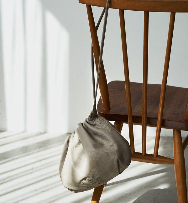  「レザー巾着4WAYショルダーバッグ」|ショルダー・メッセンジャー|