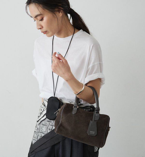  「スエード2WAYミニボストンバッグ」|ボストンバッグ|