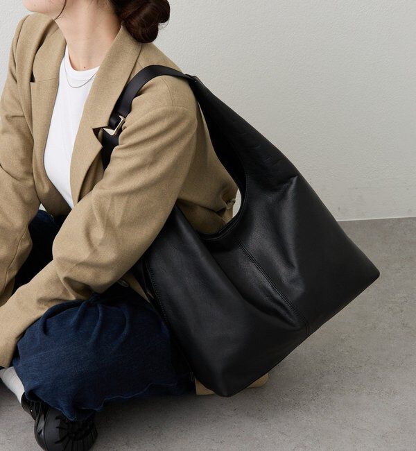  「レザーホーボーバッグ L」|ショルダー・メッセンジャー|