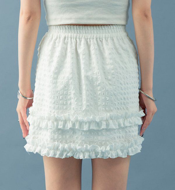  「ティアードミニスカート」|スカート|