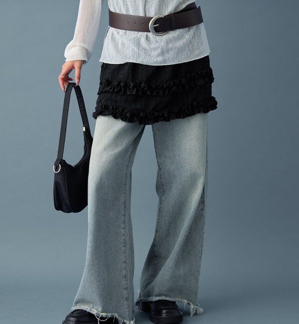  「ティアードミニスカート」|スカート|