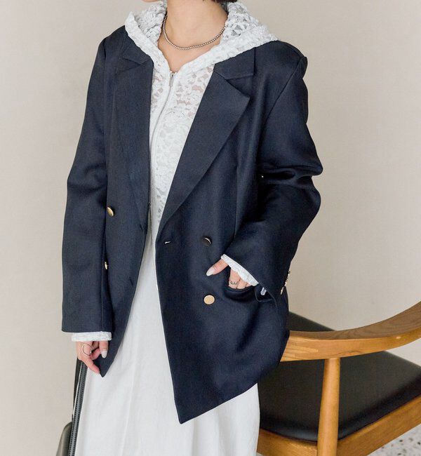  「金ボタンテーラードジャケット」|テーラードジャケット|