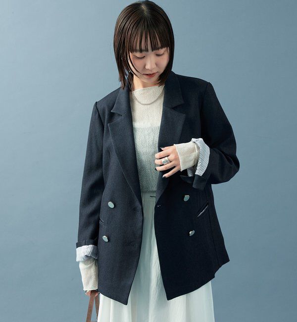  「金ボタンテーラードジャケット」|テーラードジャケット|