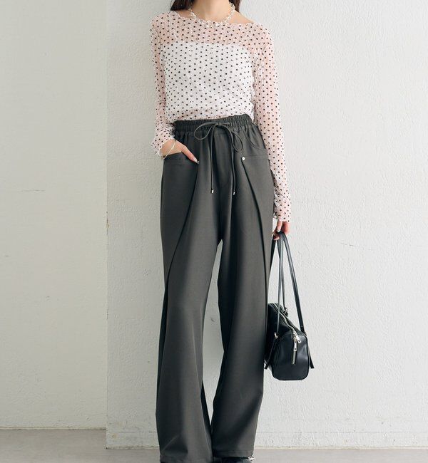  「ドットレースプルオーバー」|Tシャツ・カットソー|