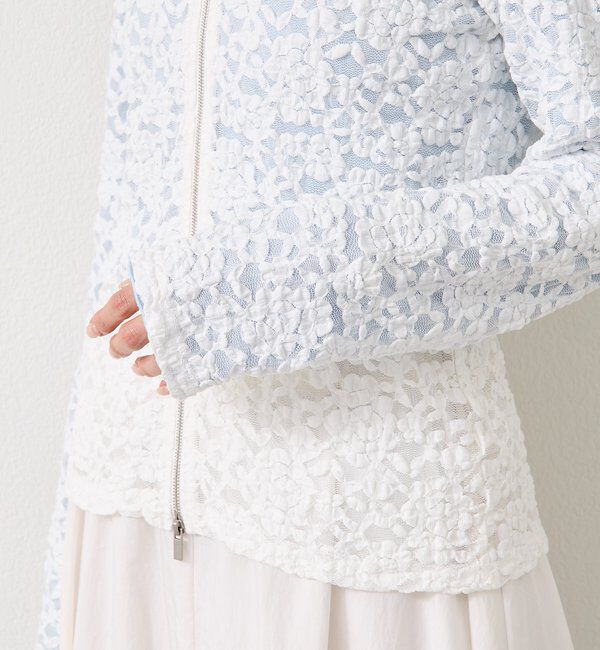  「レースフーディーパーカー」|パーカー|