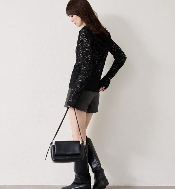  「レースフーディーパーカー」|パーカー|