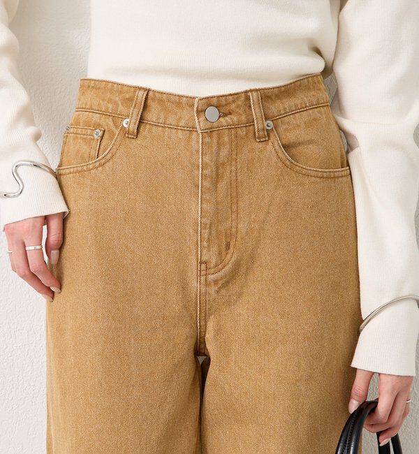  「裾スリットフレアデニム」|デニム|