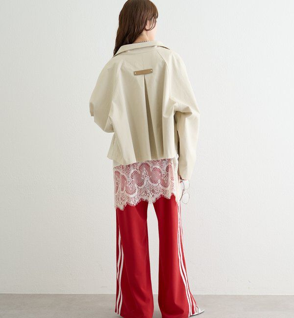  「スタンドカラーショートトレンチ」|トレンチコート|