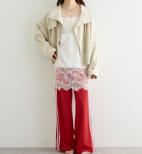  「スタンドカラーショートトレンチ」|トレンチコート|