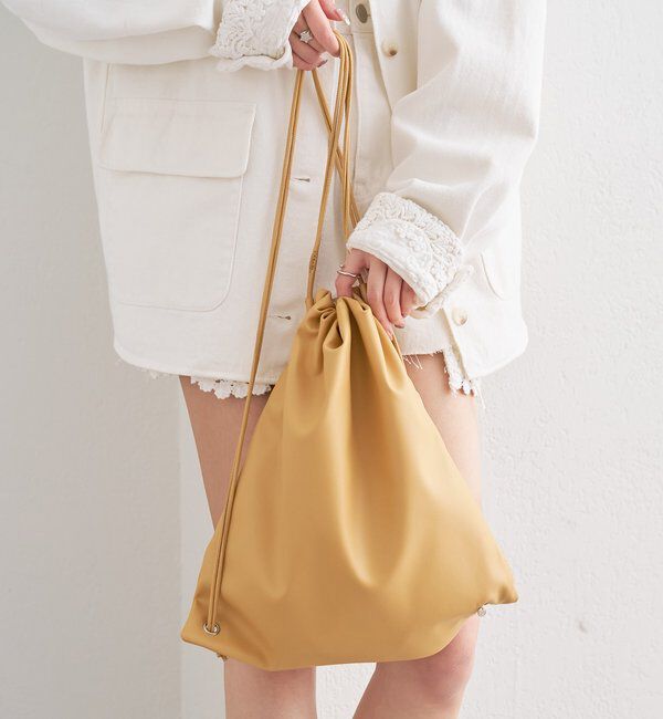  「プレート付きナップザック」|トートバッグ|