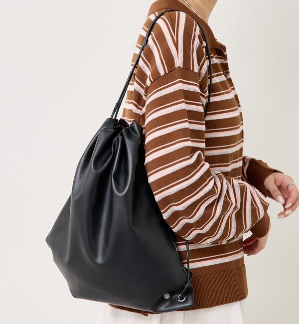  「プレート付きナップザック」|トートバッグ|