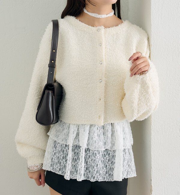  「26SSミニフリンジカーディガン」|カーディガン|