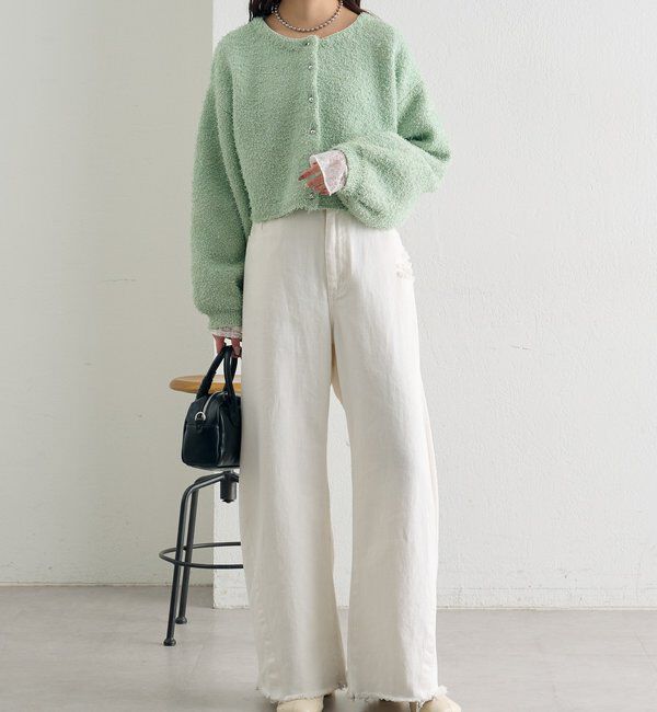  「26SSミニフリンジカーディガン」|カーディガン|