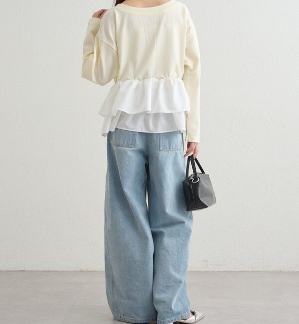  「ペプラムヘンリーニット」|ニット・セーター|