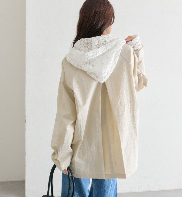  「スタンドカラーミドルトレンチ」|トレンチコート|