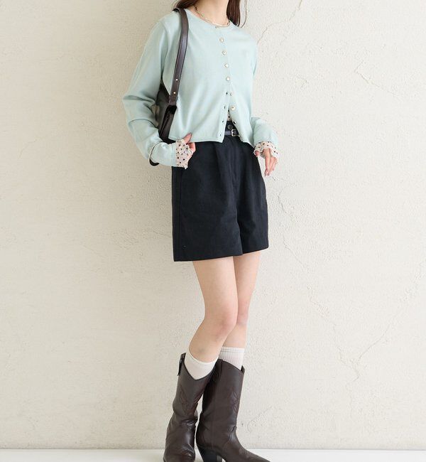 「デイリーショートカーディガン」|カーディガン|