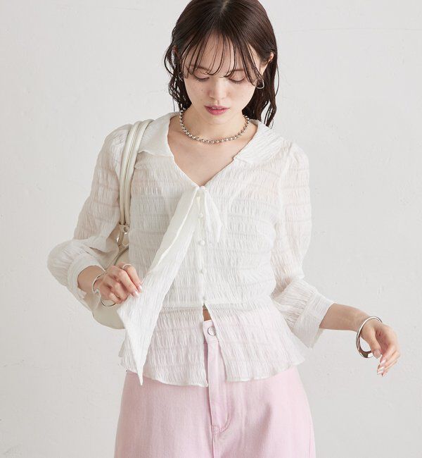  「マルチリボンブラウス」|シャツ・ブラウス|