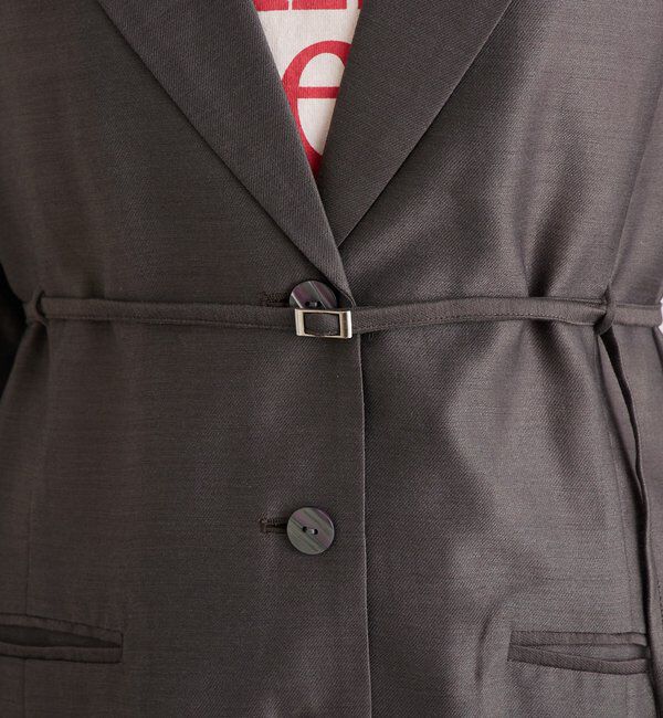  「ベルト付きシアージャケット」|その他|