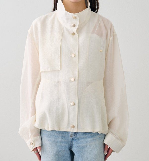  「シアートレンチブルゾン」|ブルゾン・スタジャン|