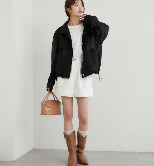  「シアートレンチブルゾン」|ブルゾン・スタジャン|