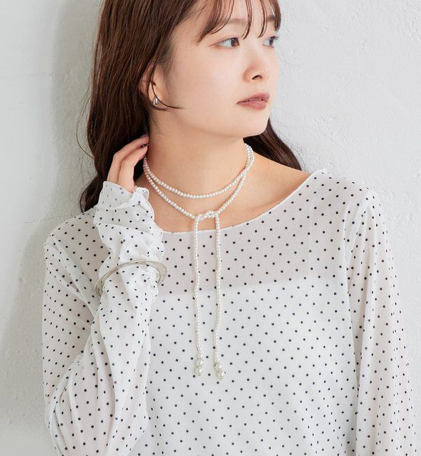  「パールラインチョーカーネックレス」|リング|