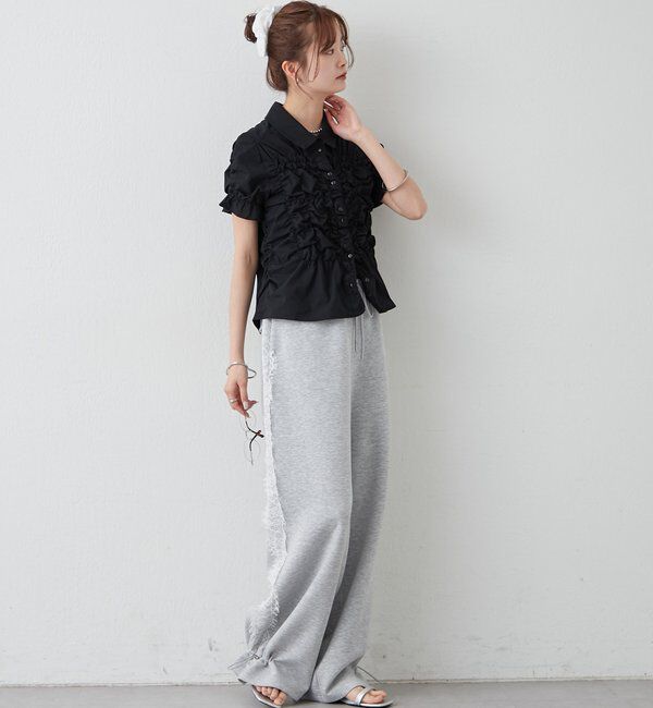  「シャーリングシェイプシャツ」|シャツ・ブラウス|