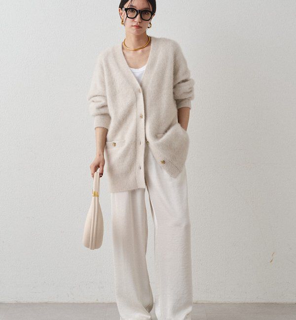  「FURカシミヤニットカーデ」|ニット・セーター|