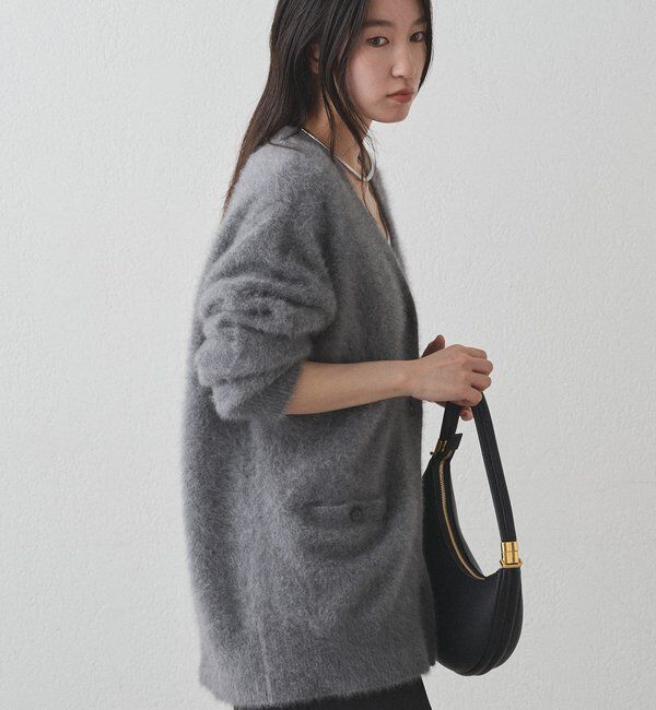  「FURカシミヤニットカーデ」|ニット・セーター|
