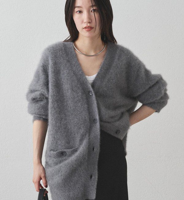  「FURカシミヤニットカーデ」|ニット・セーター|
