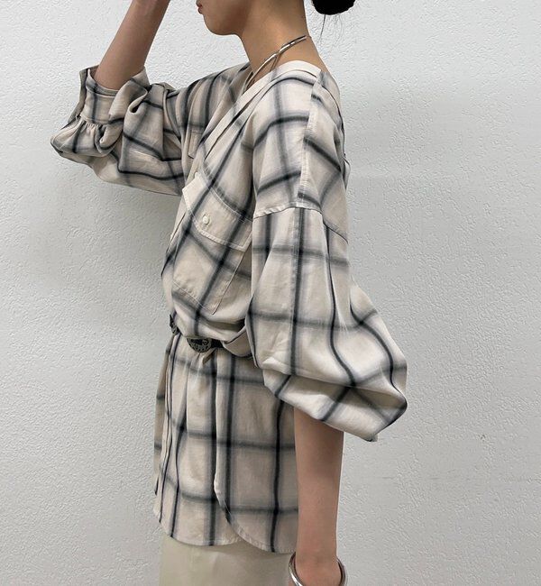 「オンブレチェックシャツ」|シャツ・ブラウス|