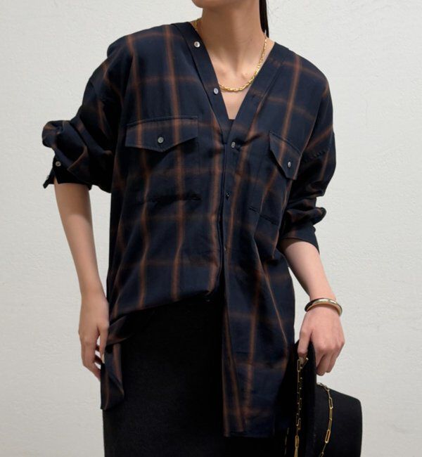  「オンブレチェックシャツ」|シャツ・ブラウス|