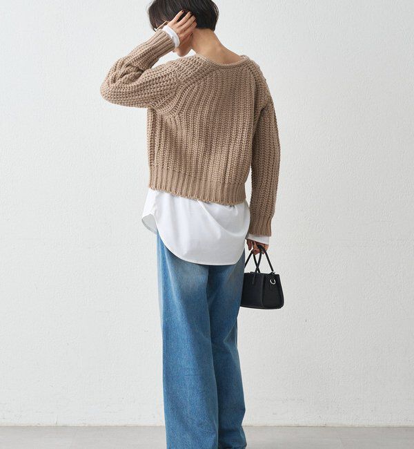  「サテンロンTブラウス」|シャツ・ブラウス|