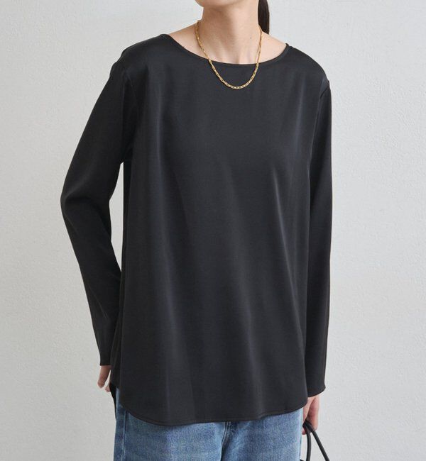  「サテンロンTブラウス」|シャツ・ブラウス|