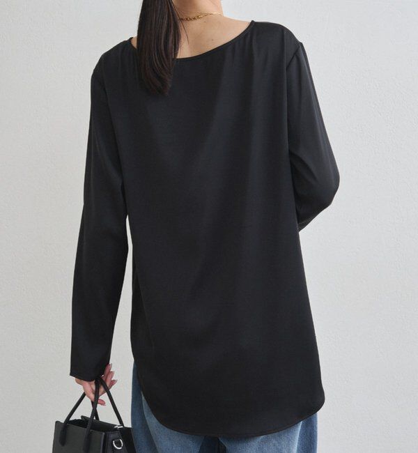  「サテンロンTブラウス」|シャツ・ブラウス|