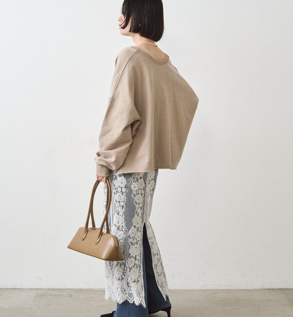  「スキッパーショートスウェット」|Tシャツ・カットソー|