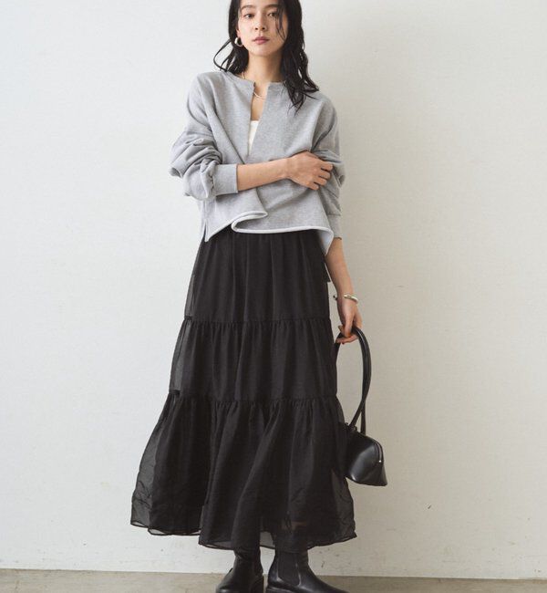  「スキッパーショートスウェット」|Tシャツ・カットソー|